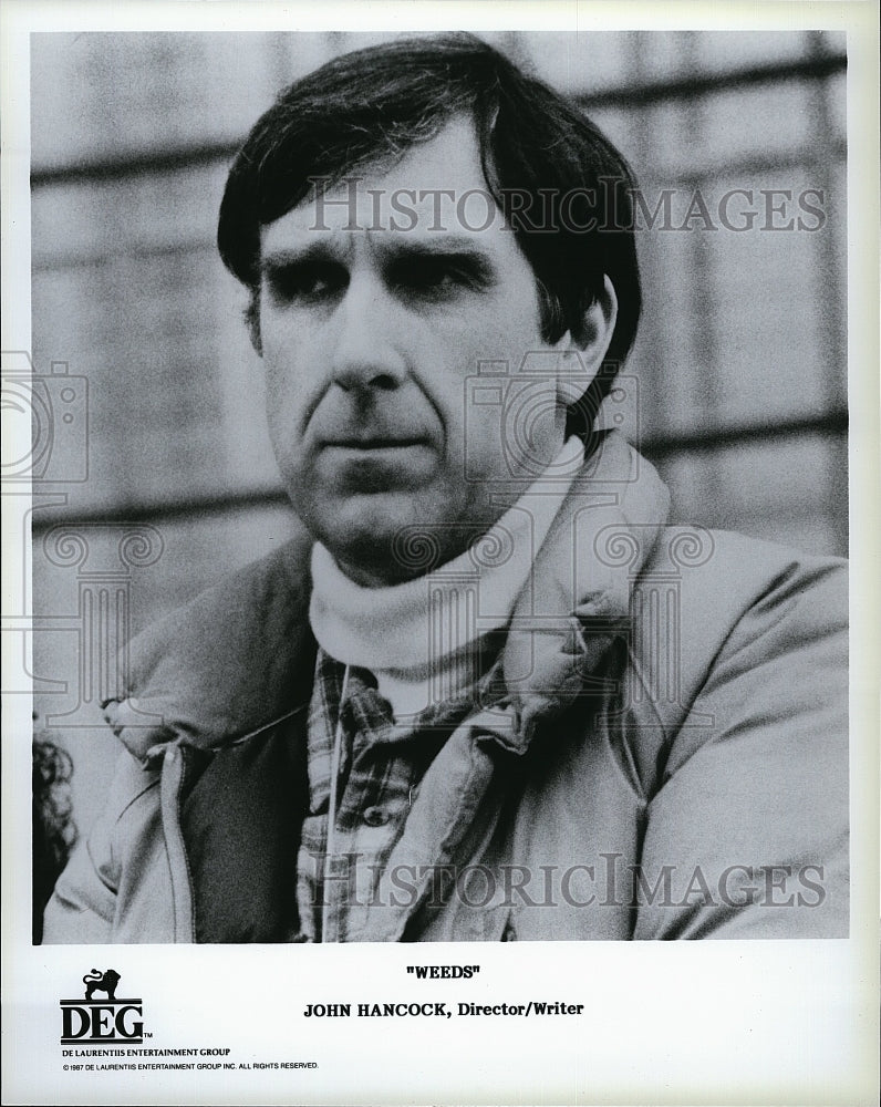 1987 Press Photo &quot;Weeds&quot; writer/ director John Hancock- Historic Images