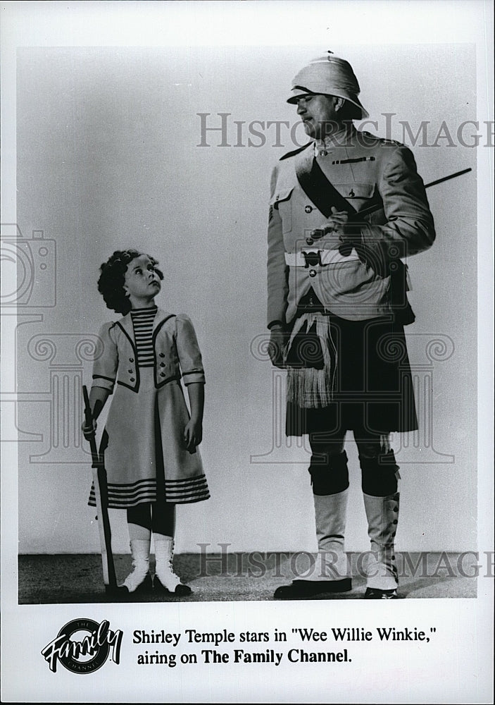 1937 Press Photo &quot;Wee Willie Winky&quot; starring Shirley Temple- Historic Images