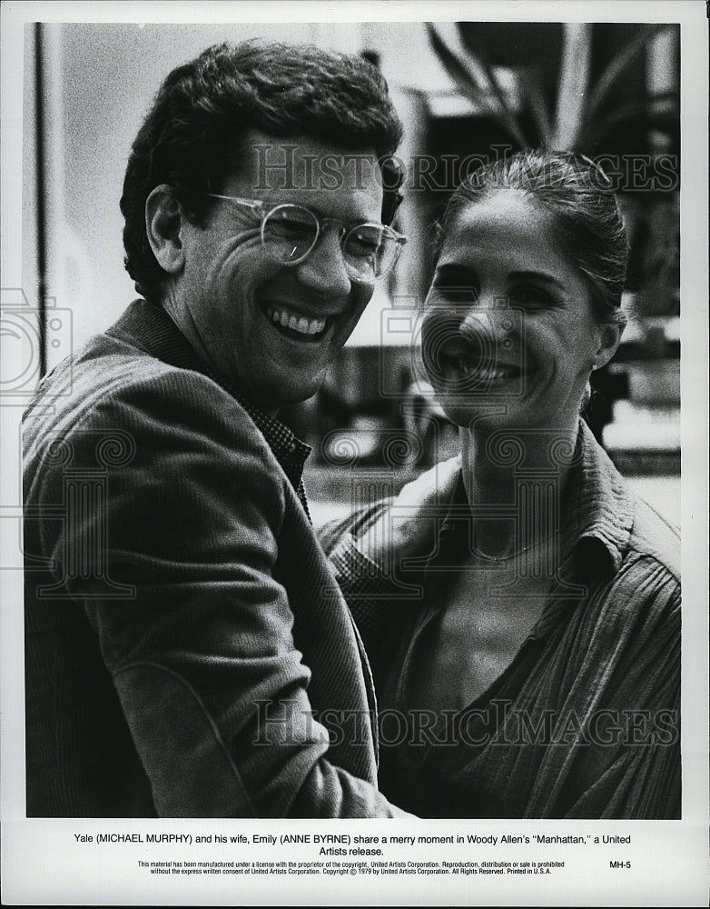 1979 Press Photo &quot;Manhattan&quot; Anne Byrne &amp; Michael Murphy- Historic Images