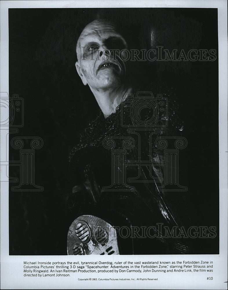 1983 Press Photo Michael Ironside as the Evil in &quot;Spacehunter&quot; - MVB20083- Historic Images