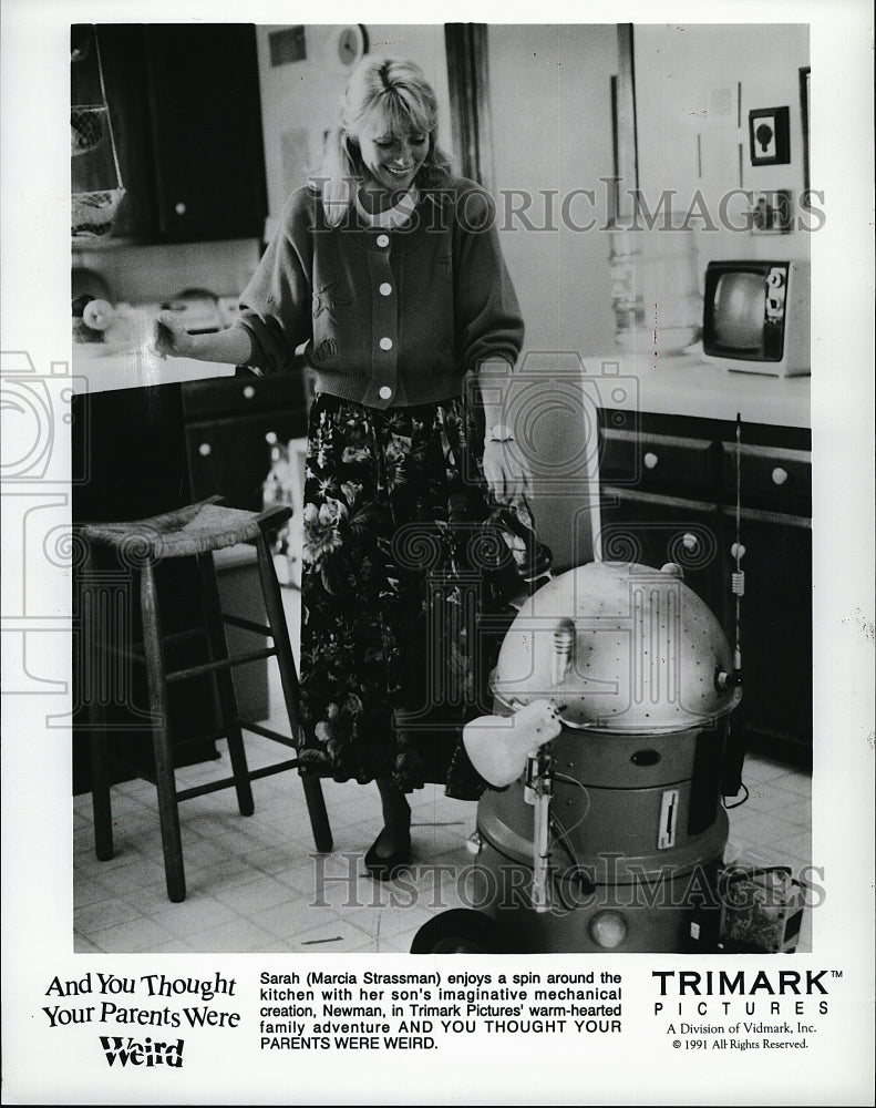 1991 Press Photo &quot;And You Thought Your Parents Were Weird&quot; Marcia Strassman- Historic Images