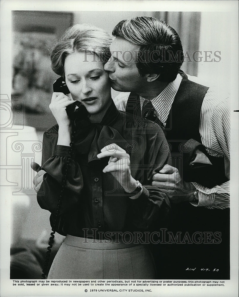 1979 Press Photo Photo of Artist in a movie scene.- Historic Images