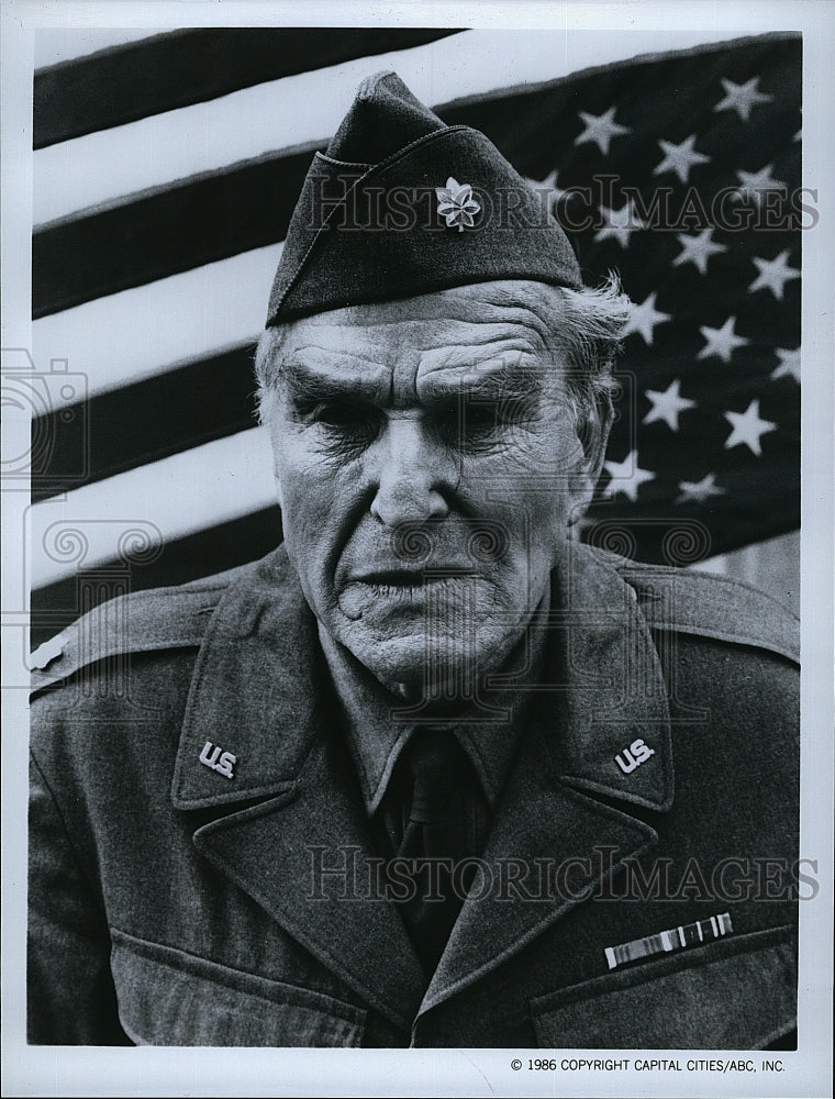 1987 Press Photo Ford Rainey Actor in &quot;Amerika&quot;- Historic Images