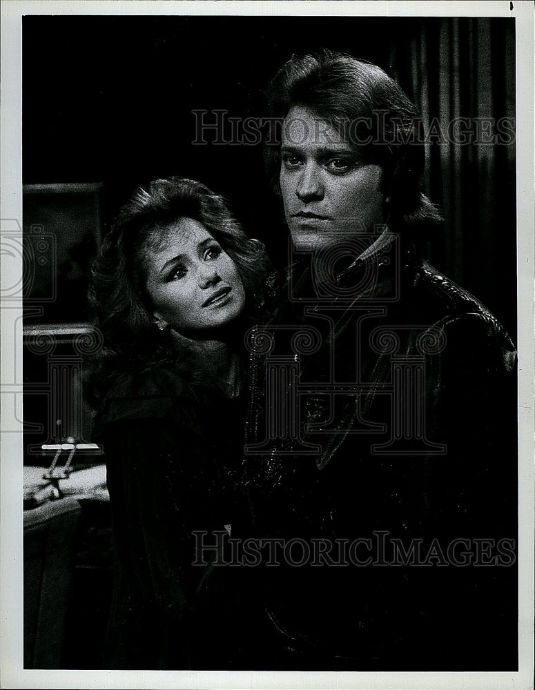 1982 Press Photo Nancy Frangione Actress Chris Rich Actor Another World TV Show- Historic Images