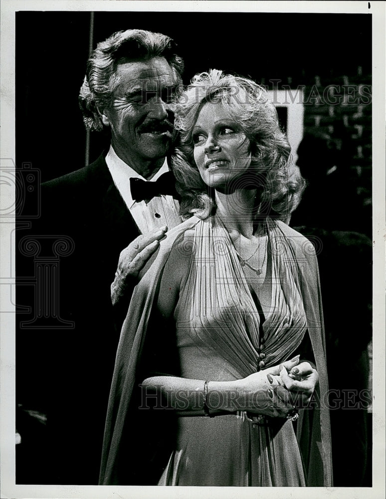 1981 Press Photo Douglass Watson Actor Linda Borgeson Actress Another World Soap- Historic Images