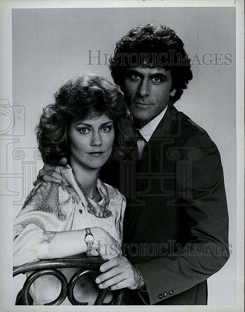 1983 Press Photo Terry Davis Actress Robin Thomas Actor Another World Soap Opera- Historic Images