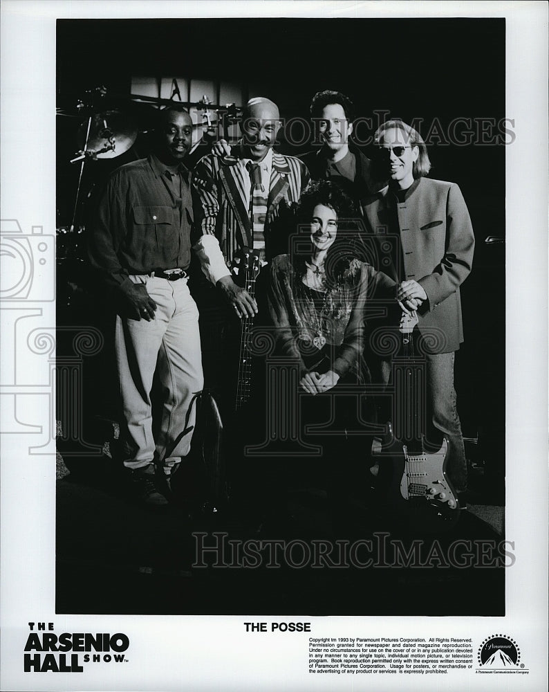 1993 Press Photo Chuck Morris and John Williams in &quot;The Arsenio Hall Show&quot;- Historic Images