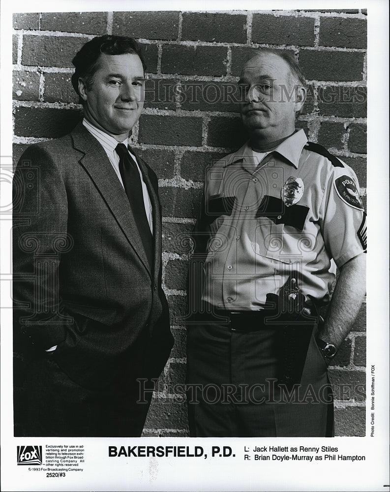 1993 Press Photo Jack Hallett Actor Brian Doyle-Murray Bakersfield PD TV Show- Historic Images