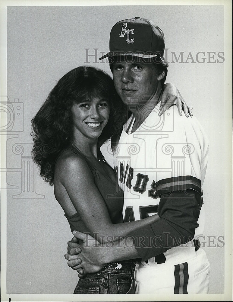 1983 Press Photo Perry Lang Actor Michele Greene Actress Bay City Blues TV Show- Historic Images