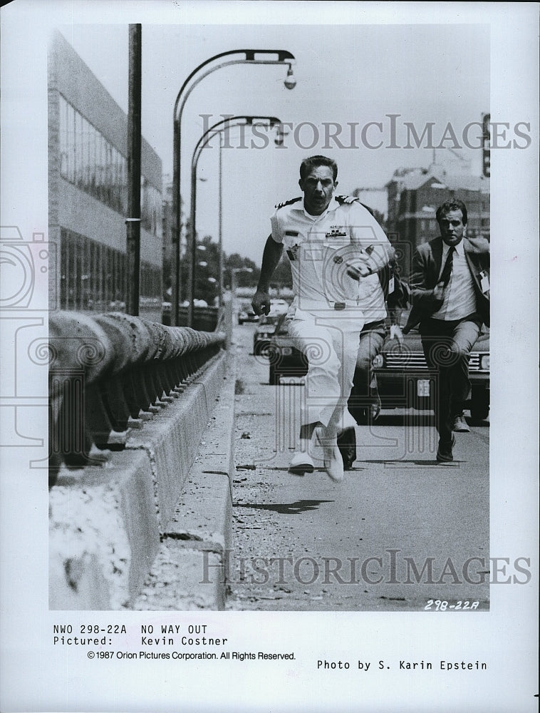 1987 Press Photo Kevin Costner in &quot;No Way Out&quot;- Historic Images