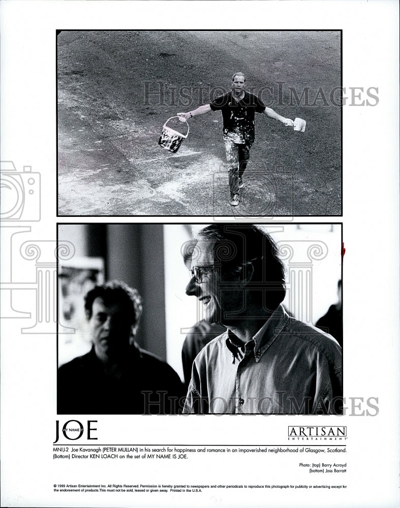 1999 Press Photo Peter Mulland in &quot;My Name is Joe&quot; Ken Loach Director- Historic Images