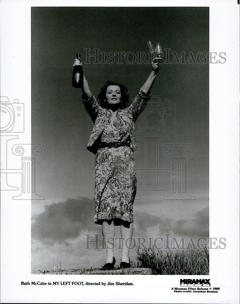 1989 Press Photo Ruth McCabe in "My Left Foot"- Historic Images