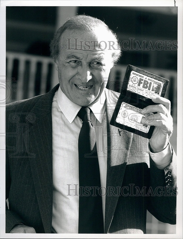 1989 Press Photo Robert Loggia stars in &quot;Mancuso, FBI&quot;.- Historic Images