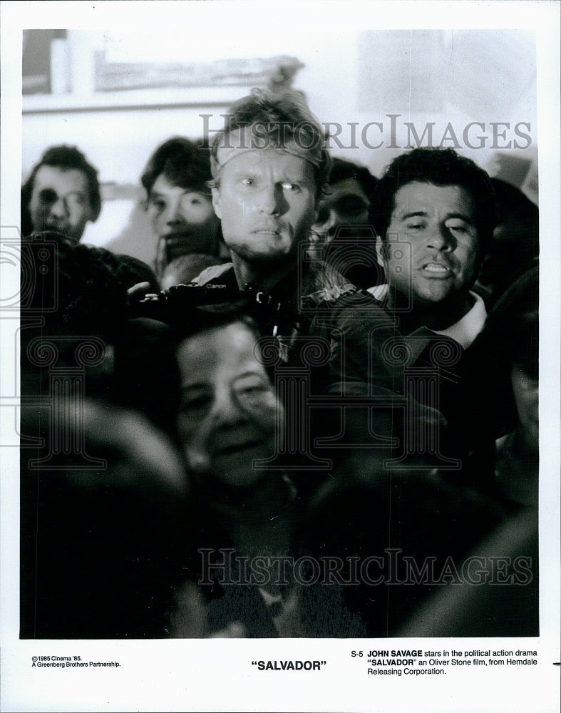 1985 Press Photo John Savage in &quot;Salvador&quot;- Historic Images