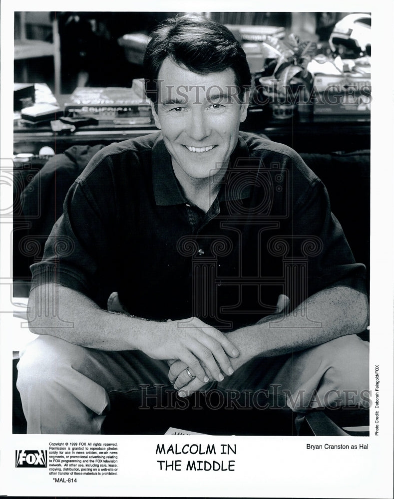 1999 Press Photo Bryan Cranston as Hal in &quot;Malcolm in the Middle&#39;.- Historic Images