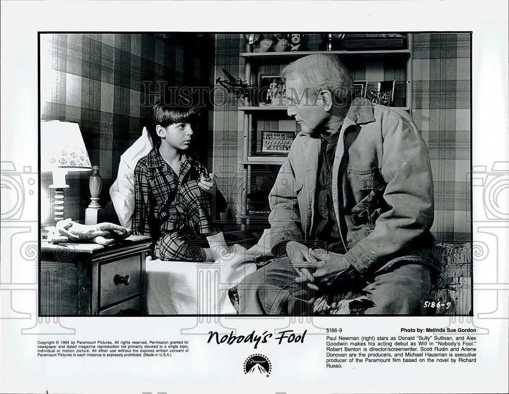 1994 Press Photo Paul Newman, Alex Goodwin &quot;Nobody&#39;s Fool&quot;- Historic Images