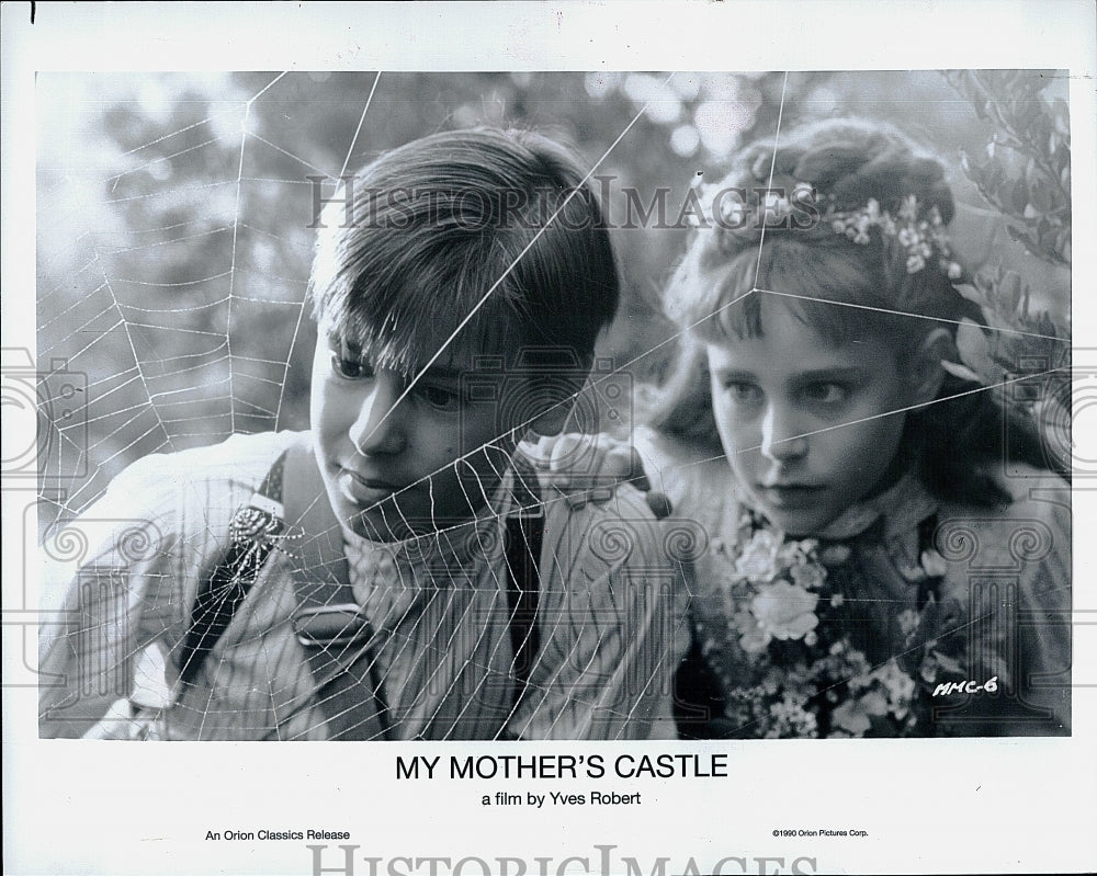 1991 Press Photo Julien Ciamaca and Julie Timmerman in My Mother&#39;s Castle- Historic Images