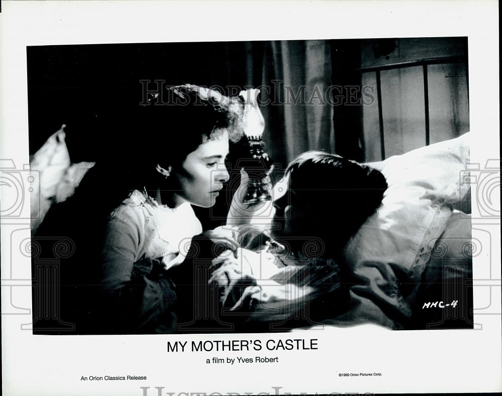 1990 Press Photo Nathalie Roussel, Julien Ciamaca &quot;My Mother&#39;s Castle&quot;- Historic Images