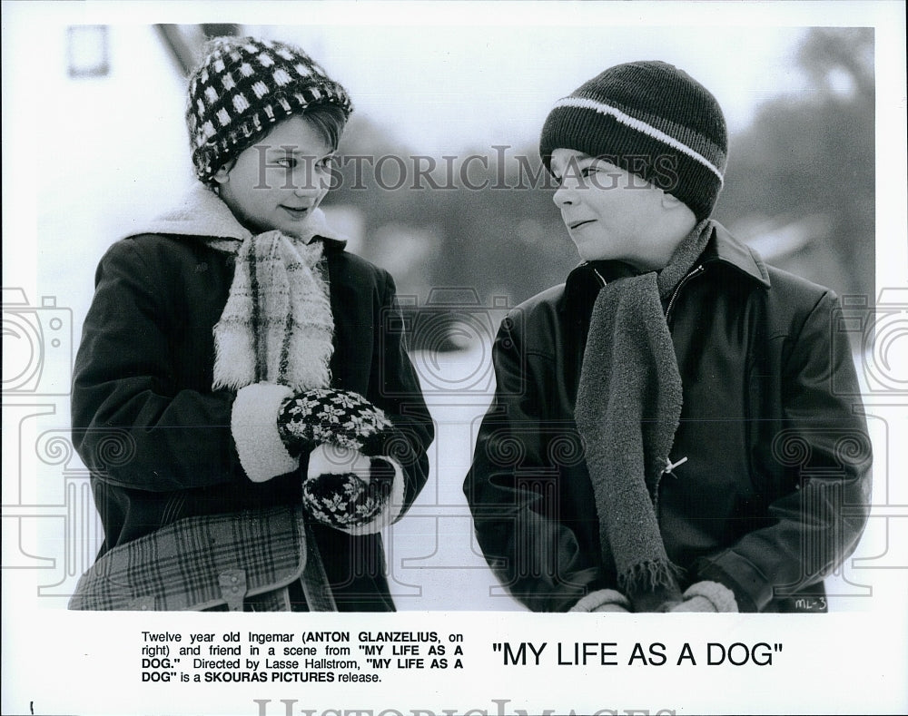 1985 Press Photo Anton Glanzelius in My Life As A Dog- Historic Images