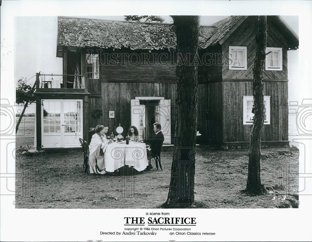 1986 Press Photo The Sacrifice Movie Susan Fleetwood Valerie MAiresse- Historic Images