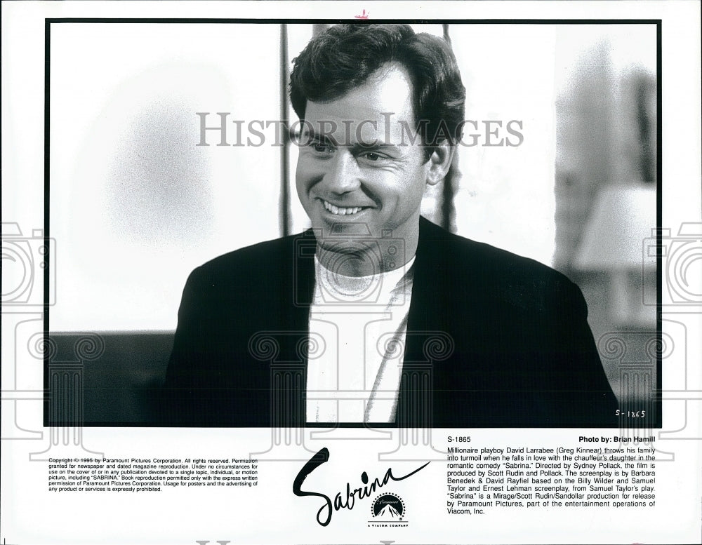 1995 Press Photo  &quot;Sabrina&quot; starring  Greg Kinnear- Historic Images