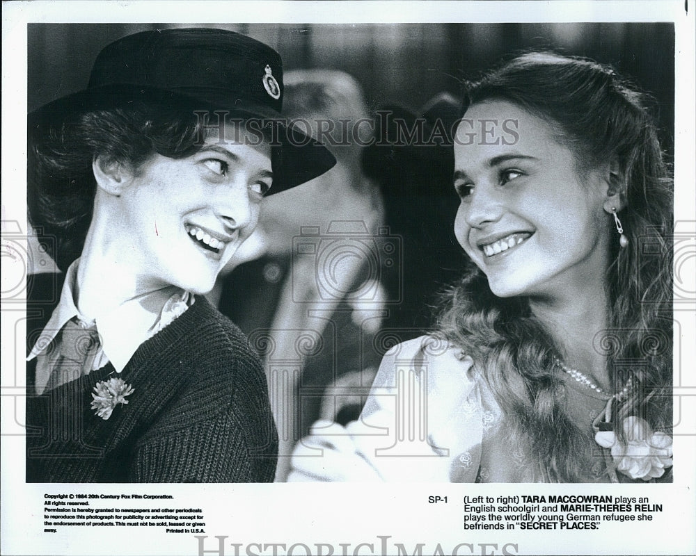 1984 Press Photo Secret Places&quot; Tara MacGowran, Marie T Relin- Historic Images