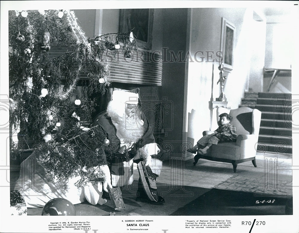 1970 Press Photo &quot; Santa Clause the Movie &quot; David Huddleston- Historic Images