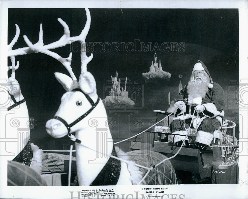 1970 Press Photo " Santa Clause the Movie " David Huddleston- Historic Images