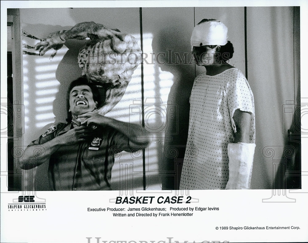 1989 Press Photo Kevin Van Hentenryck in &quot;Basket Case 2&quot;- Historic Images