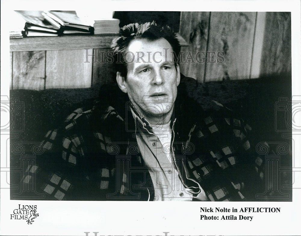 1998 Press Photo &quot;Affliction&quot; starring Nick Nolte- Historic Images