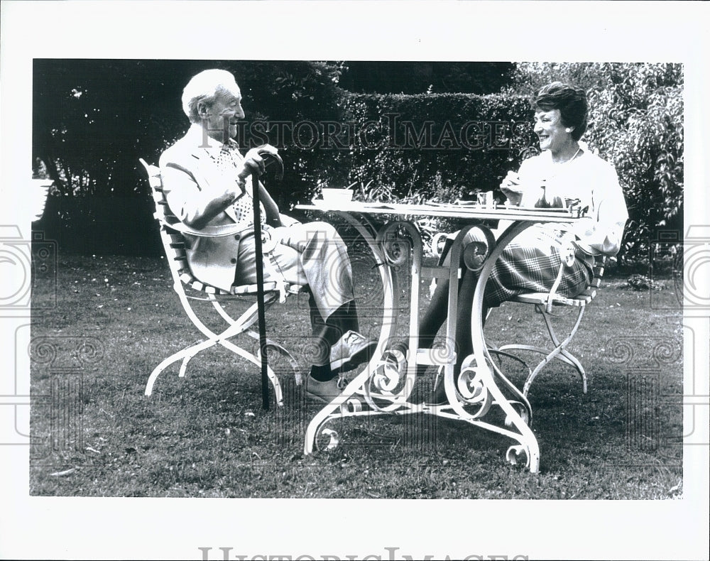 Press Photo Jean Mercure and Lise Delamare in &quot;Baxter&quot;- Historic Images