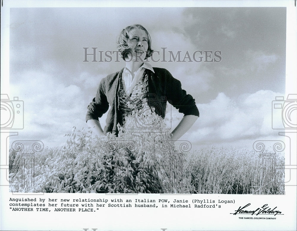 1983 Press Photo &quot;Another Time, Another Place&quot; Phyllis Logan- Historic Images