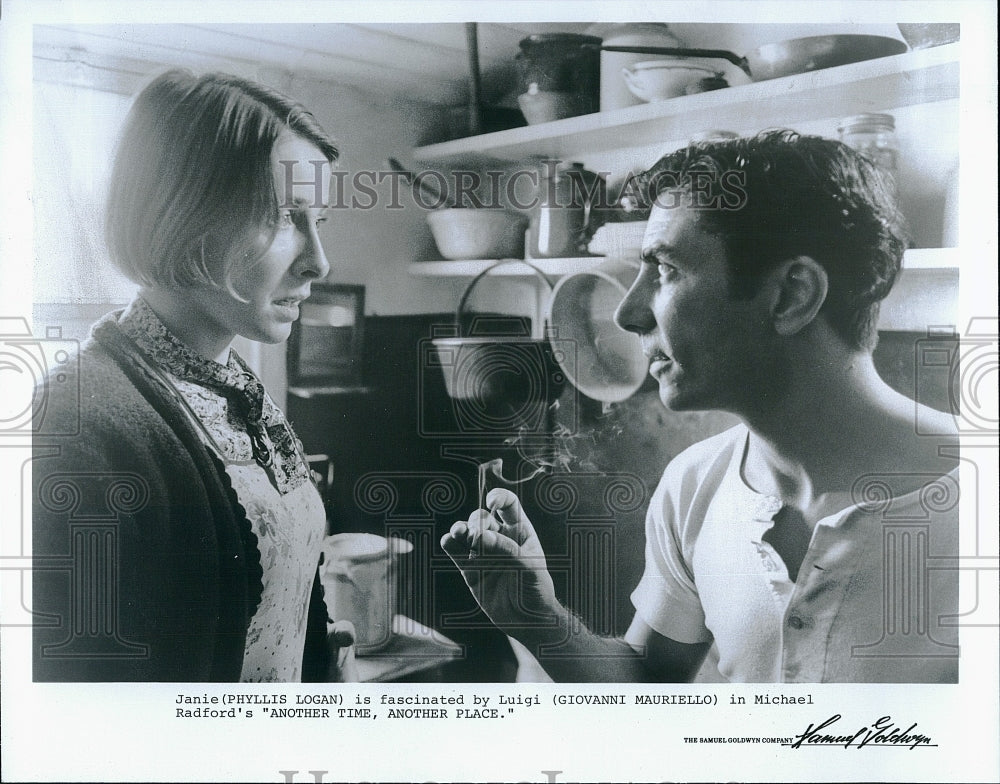 1983 Press Photo &quot;Another Time, Another Place&quot; Phyllis Logan, G Mauriello- Historic Images