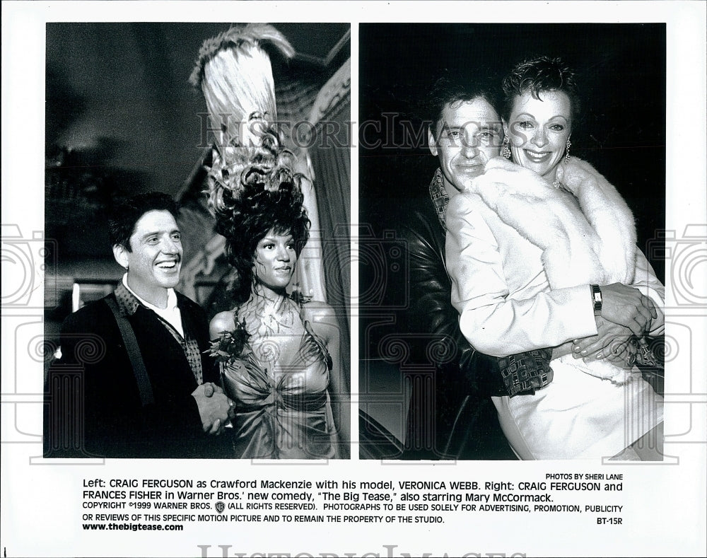 2000 Press Photo Craig Ferguson and Veronica Webb in "The Big Tease"- Historic Images