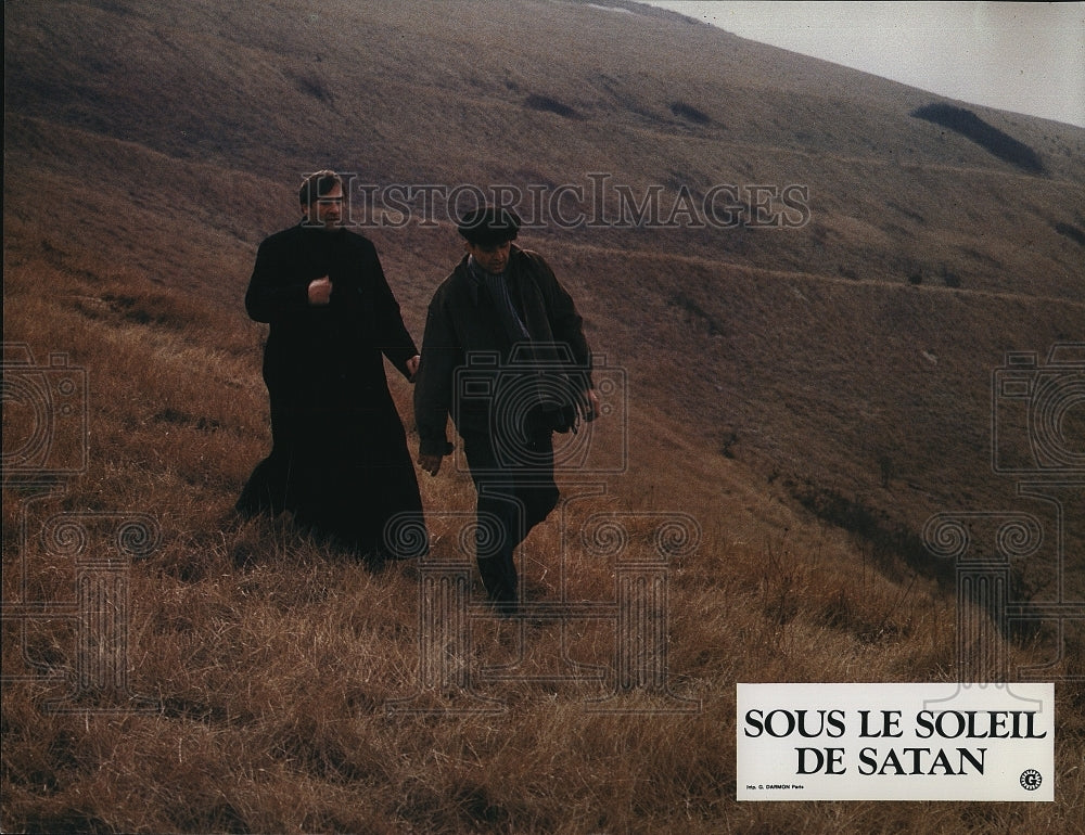 Press Photo Actors in Scene from &quot;Sous Le Soleil de Satan&quot;- Historic Images