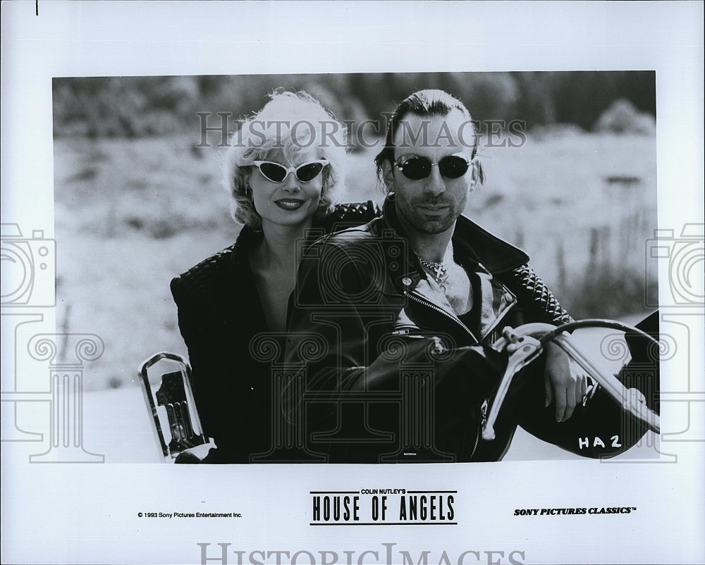 1993 Press Photo Helena Bergstrom Actress Rikard Wolff Actor House Of Angels - Historic Images