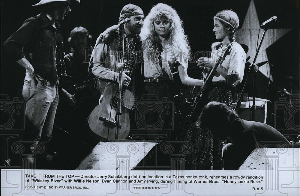 1980 Press Photo Director Jerry Schatzberg of &quot;Whiskey River&quot;- Historic Images