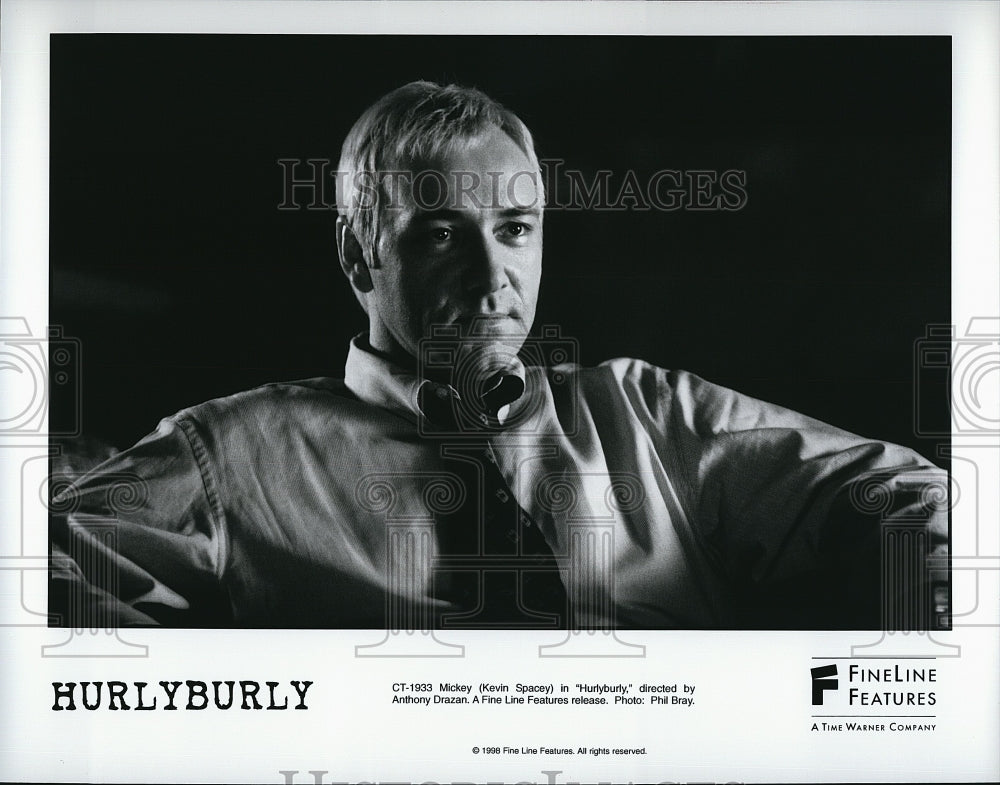 1998 Press Photo Actor Kevin Spacey in &quot;Hurlyburly&quot;- Historic Images