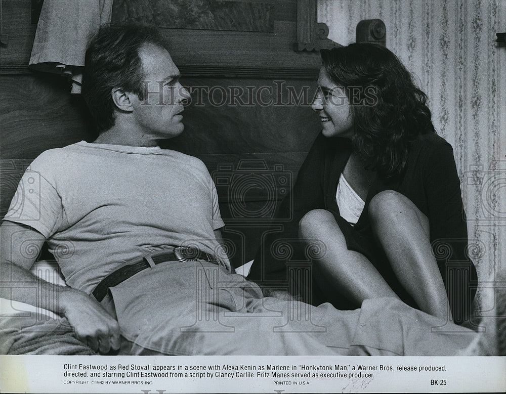 1982 Press Photo Actor Clint Eastwood in "Honkytonk Man"- Historic Images