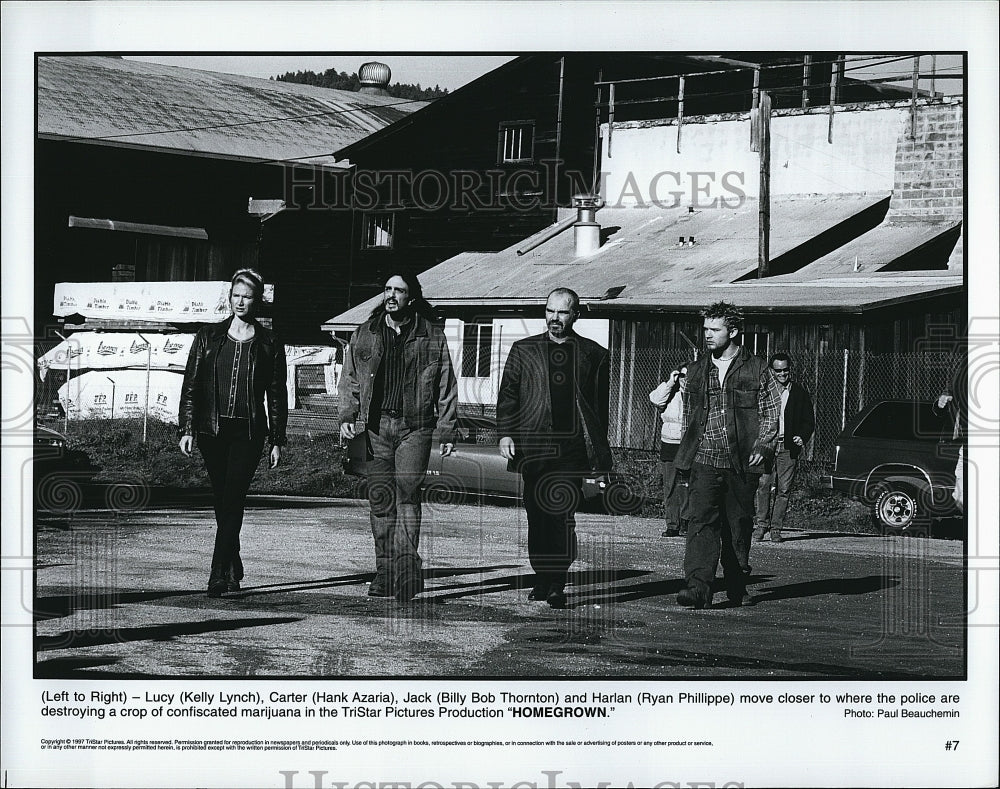 1997 Press Photo Kelly Lynch, Hank Azaria, Billy Bob Thornton, Ryan Phillippe- Historic Images