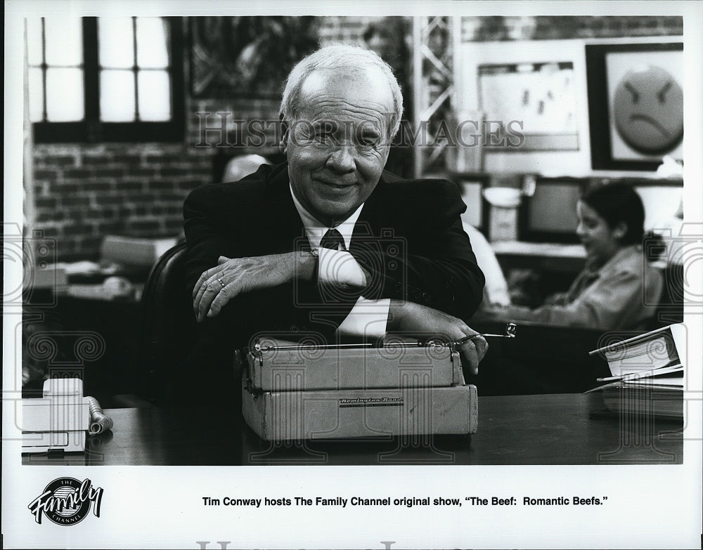 Press Photo Tim Conway hosts The Beef: Romantic Beefs- Historic Images