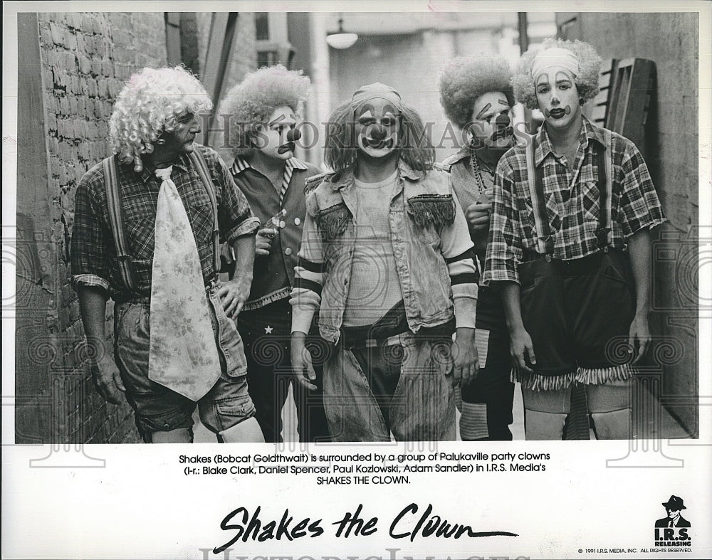 1992 Press Photo Bobcat Goldthwait Blake Clark Daniel Spencer Adam Sandler Actor- Historic Images