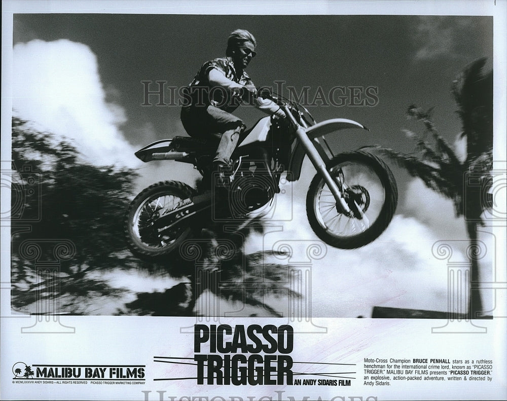 1988 Press Photo Actor Bruce Penhall in &quot;Picasso Trigger&quot;- Historic Images