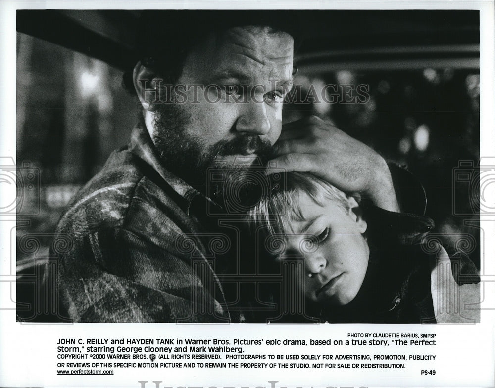 2000 Press Photo John C. Reilly, Hayden Tank &quot;The Perfect Storm&quot;- Historic Images