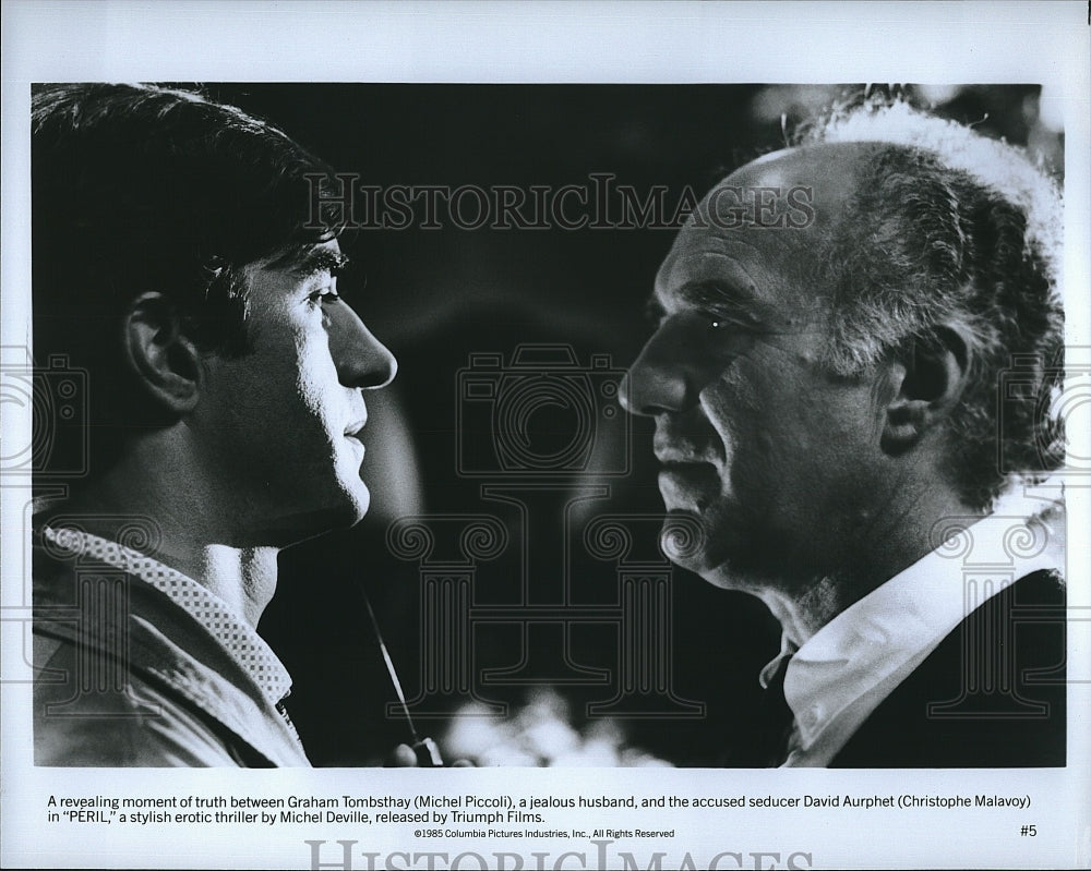 1985 Press Photo Actor Michel Piccoli in &quot;Peril&quot;- Historic Images