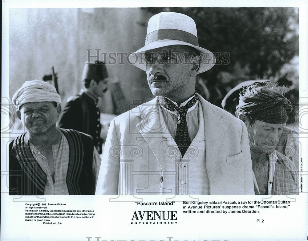 1988 Press Photo &quot;Pascali&#39;s Island Avenue&quot; starring Ben Kingsley- Historic Images