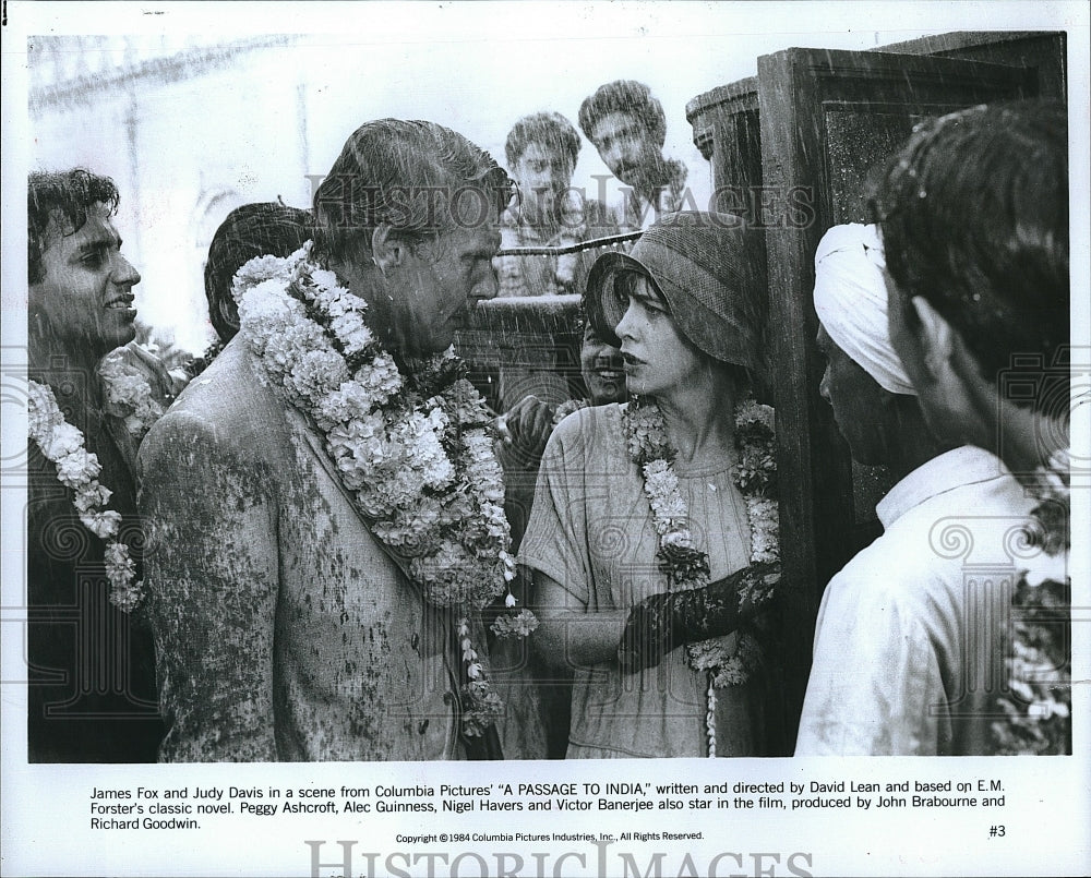 1984 Press Photo &quot;A Passage to India&quot; James Fox, Judy Davis- Historic Images