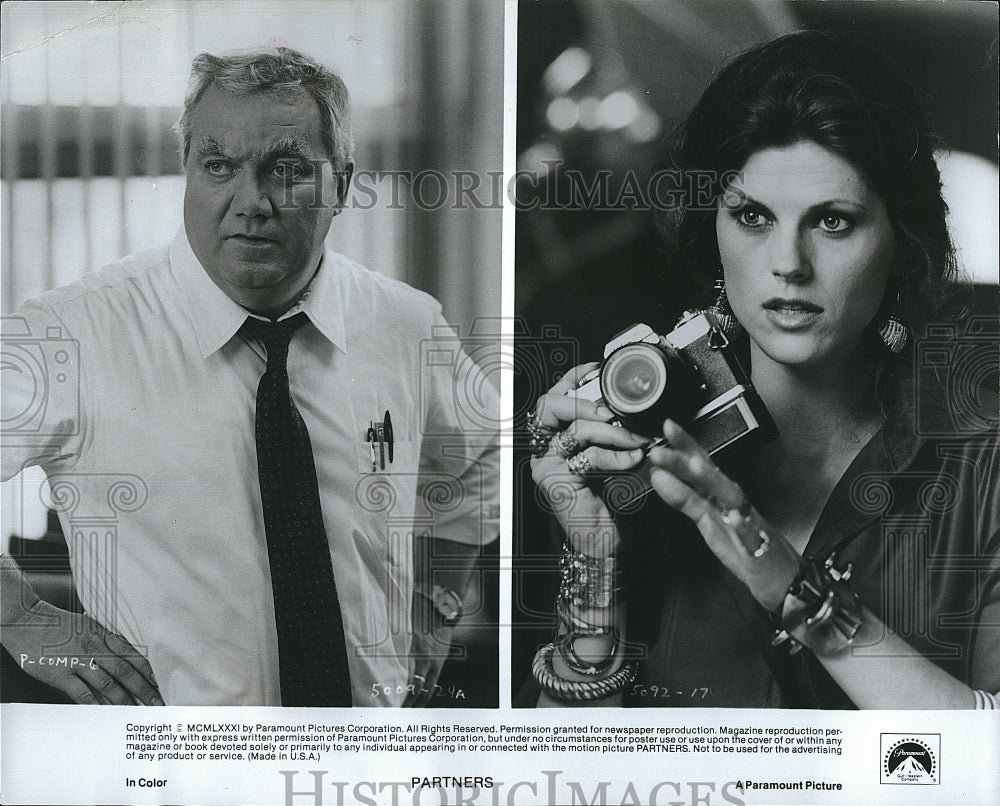 1981 Press Photo Kenneth McMillan Actor Robyn Douglass Partners Movie Film- Historic Images