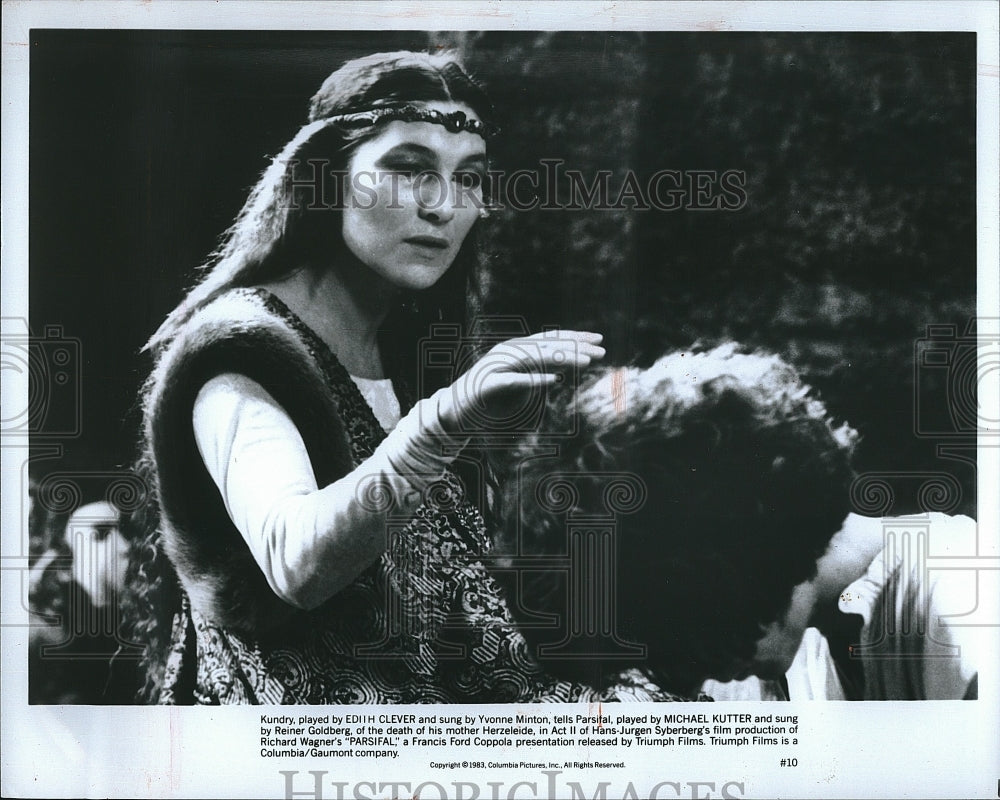 1983 Press Photo Edith Clever and Michael Kutter in &quot;Parsifal&quot;- Historic Images