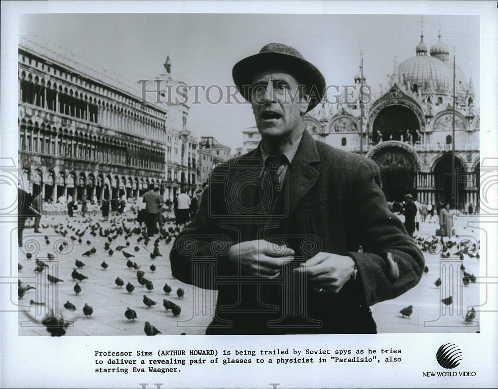 Press Photo Arthur Howard American Actor Paradisio Movie Scene Film- Historic Images